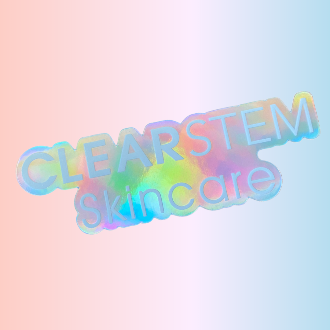 clearstem holographic sticker